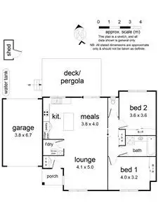 Floorplan of Homely unit listing, 2/4 Alamein Avenue, Kilsyth VIC 3137