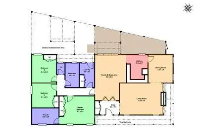 Floorplan of Homely house listing, 5 Anderson Court, Canadian VIC 3350
