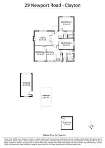 Floorplan of Homely house listing, 29 Newport Road, Clayton South VIC 3169