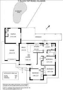 Floorplan of Homely house listing, 11 Blacktop Road, Hillbank SA 5112