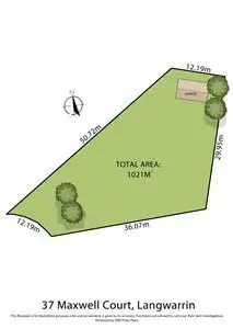 Floorplan of Homely land listing, 37 Maxwell Court, Langwarrin VIC 3910