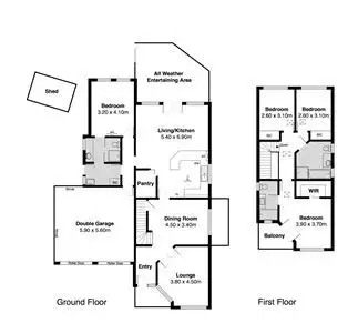 Floorplan of Homely house listing, 8 Edzell Court, Victor Harbor SA 5211