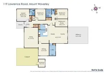 Floorplan of Homely house listing, 119 Lawrence Road, Mount Waverley VIC 3149