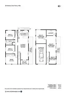 Floorplan of Homely house listing, 38 Kolora Crescent, Ferny Hills QLD 4055