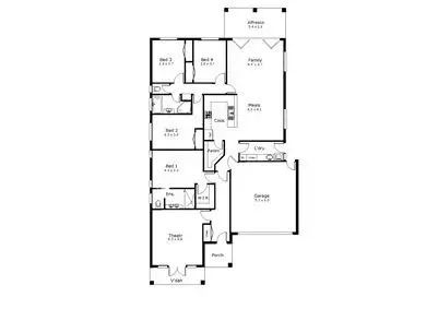 Floorplan of Homely house listing, 19 Faulding Avenue, Munno Para SA 5115
