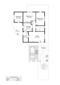 Floorplan of Homely house listing, 2/5 Downing, Hove SA 5048