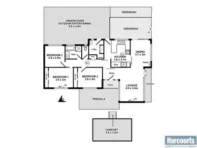 Floorplan of Homely house listing, 36 Bluehills Road, O'halloran Hill SA 5158