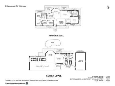Floorplan of Homely house listing, 3 Stavewood Court, Highvale QLD 4520