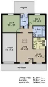 Floorplan of Homely house listing, 2/6 Cameron Road, Mount Barker SA 5251