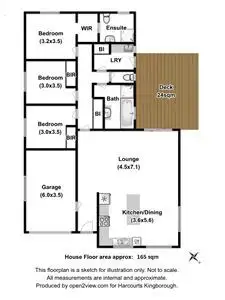 Floorplan of Homely house listing, 334 Redwood Road, Kingston TAS 7050