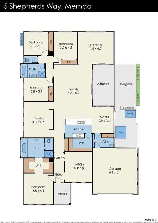 Floorplan of Homely house listing, 5 Shepherds Way, Mernda VIC 3754
