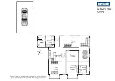 Floorplan of Homely house listing, 92 Kayena Road, Kayena TAS 7270