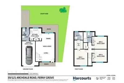 Floorplan of Homely townhouse listing, 39/121 Archdale Road, Ferny Grove QLD 4055