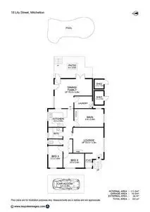 Floorplan of Homely house listing, 18 Lily Street, Mitchelton QLD 4053