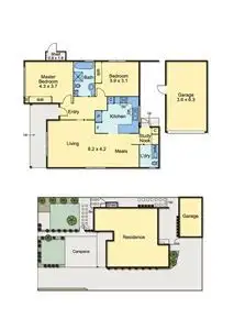 Floorplan of Homely house listing, 1/26 Larch Street, Thomastown VIC 3074