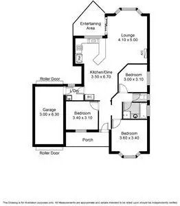 Floorplan of Homely house listing, 1/62 Rapid Drive, Mccracken SA 5211