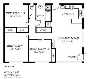 Floorplan of Homely house listing, 11 Olivers Parade, Hayborough SA 5211