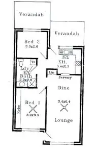 Floorplan of Homely unit listing, 20/14 Louisa Street, Morphett Vale SA