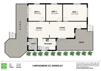 Floorplan of Homely house listing, 5 Broadmere Street, Annerley QLD 4103