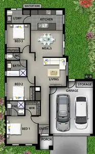 Floorplan of Homely unit listing, 6/277 Marine Parade, Hastings VIC
