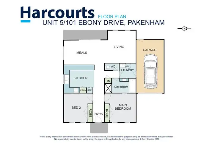 Floorplan of Homely unit listing, 5/101 Ebony Drive, Pakenham VIC 3810