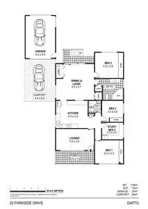 Floorplan of Homely house listing, 22 Parkside Drive, Dapto NSW 2530