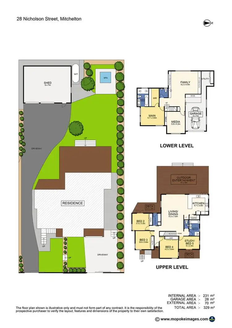 Floorplan of Homely house listing, 28 Nicholson Street, Mitchelton QLD 4053