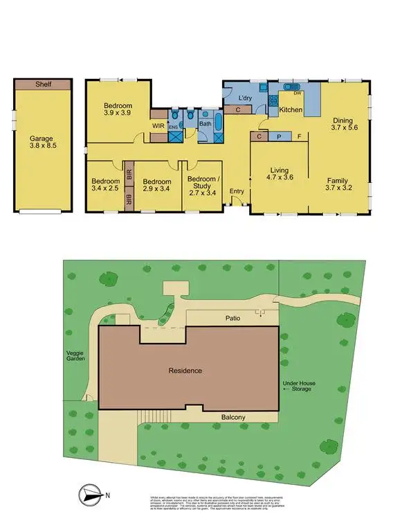 Floorplan of Homely house listing, 4 Weeden Drive, Vermont South VIC 3133