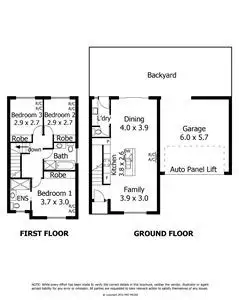 Floorplan of Homely house listing, 2/13 Ferris Street, Magill SA 5072