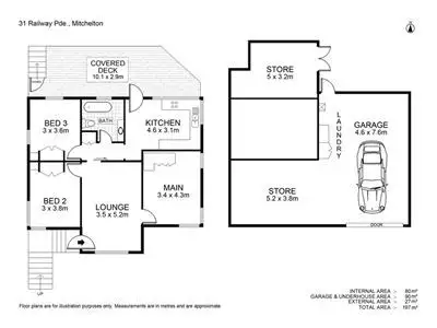 Floorplan of Homely house listing, 31 Railway Parade, Mitchelton QLD 4053