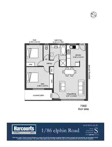 Floorplan of Homely house listing, 1/86 Elphin Road, Newstead TAS 7250