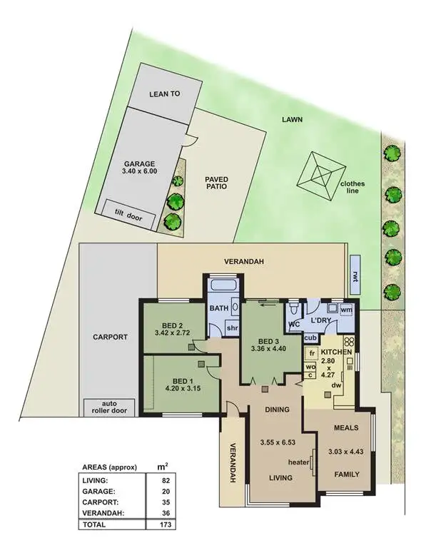 Floorplan of Homely house listing, 9 Jane Street, Marion SA 5043