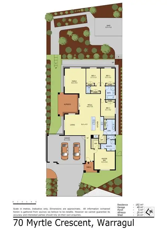 Floorplan of Homely house listing, 70 Myrtle Crescent, Warragul VIC 3820