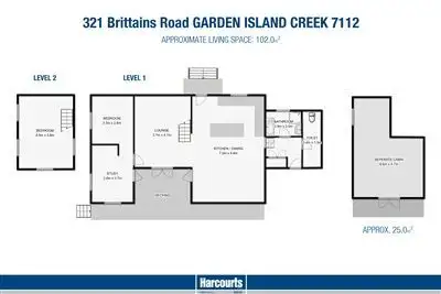 Floorplan of Homely house listing, 321 Brittains Road, Garden Island Creek TAS 7112