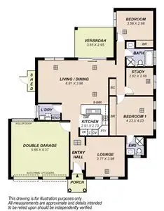 Floorplan of Homely house listing, 37A Bells Road, Glengowrie SA 5044