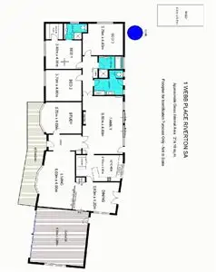 Floorplan of Homely house listing, 1 Webb Place, Riverton SA 5412