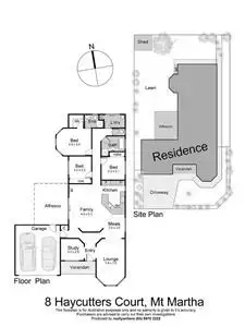 Floorplan of Homely house listing, 8 Haycutters Crt, Mount Martha VIC 3934