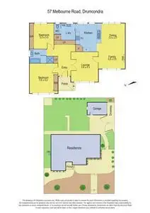 Floorplan of Homely house listing, 57 Melbourne Road, Drumcondra VIC 3215