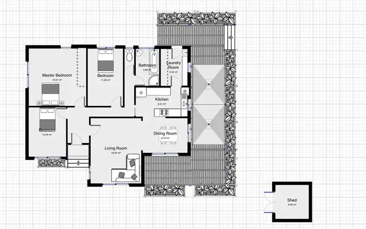 Floorplan of Homely house listing, 4 Burrawang Court, Rocherlea TAS 7248