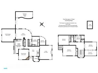 Floorplan of Homely house listing, 5 Derwentwater Avenue, Sandy Bay TAS 7005