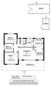 Floorplan of Homely house listing, 16 Parham Crescent, Port Noarlunga SA 5167