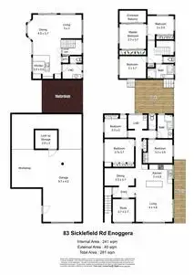 Floorplan of Homely house listing, 83 Sicklefield Road, Enoggera QLD 4051