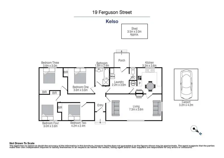 Floorplan of Homely house listing, 19 Ferguson Street, Kelso TAS 7270