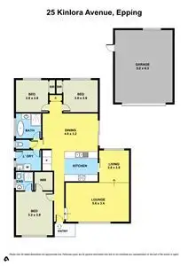 Floorplan of Homely house listing, 25 Kinlora Avenue, Epping VIC 3076