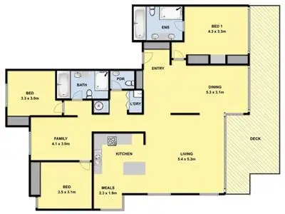 Floorplan of Homely unit listing, Unit 8/4-8 Smith Street, Lorne VIC 3232