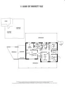Floorplan of Homely house listing, 11 Acorn Court, Morphett Vale SA 5162