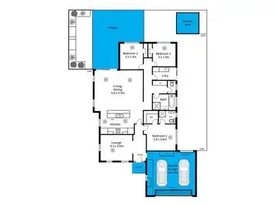 Floorplan of Homely house listing, 8 Pinnacle Crescent, Flagstaff Hill SA 5159