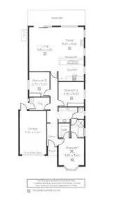 Floorplan of Homely house listing, 2 Chiswick Court, Oakden SA 5086