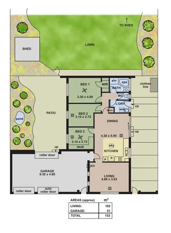 Floorplan of Homely house listing, 10 Marston Drive, Morphett Vale SA 5162