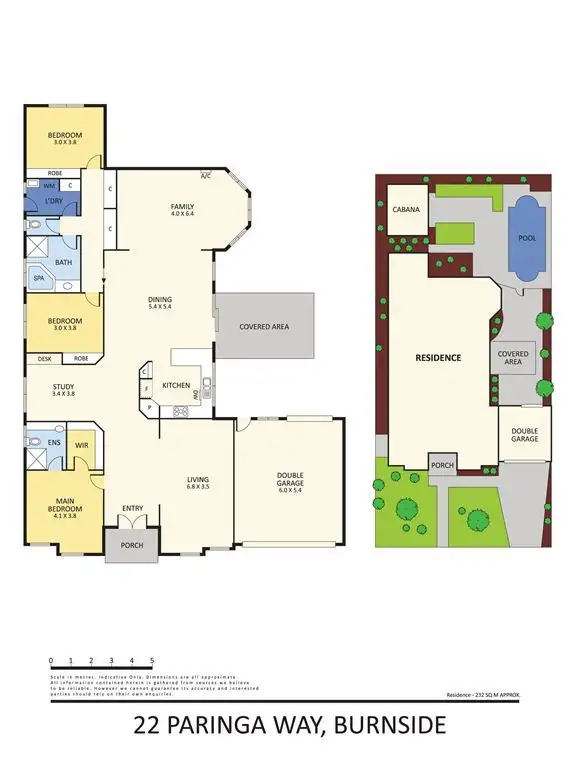Floorplan of Homely house listing, 22 Paringa Way, Burnside VIC 3023